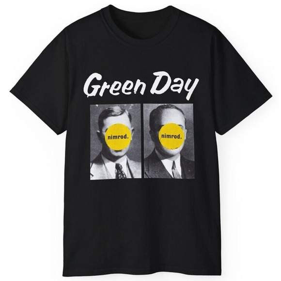Angel H Other - Vintage Green Day Nimrod T-Shirt Punk Rock Music Fan Tee